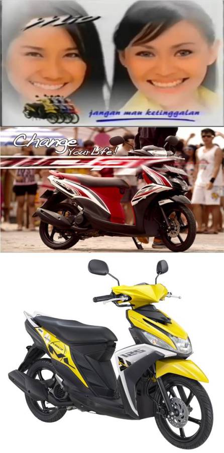 3 evolusi perubahan yamaha mio M1 M2 M3 me myselft mio