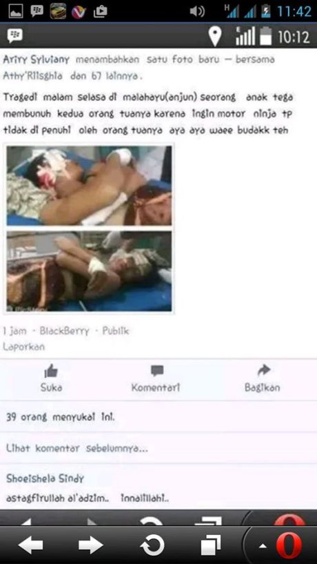 Anak tega Bunuh Orang Tua karena tidak di belikan Ninja Di Brebes 4