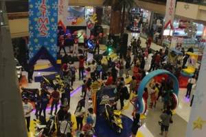 Atraksi di launching New Mio M3 di Tangerang&nbsp;(2)