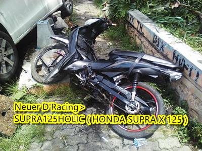 Honda freed Tabrak 2 motor di Semarang 3