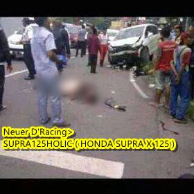 Honda freed Tabrak 2 motor di Semarang  banjir darah