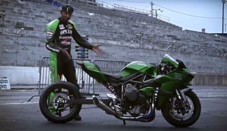 Kawasaki Ninja H2 Drag version 402 meter