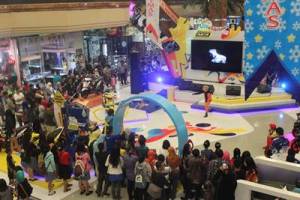 Keramaian pengunjung di launching New Mio M3 125 di Tangerang&nbsp;(3)