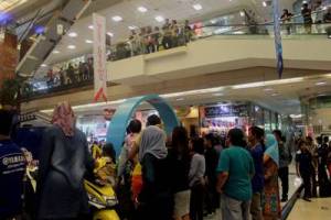 Keramaian pengunjung di launching New Mio M3 125 di&nbsp;Tangerang