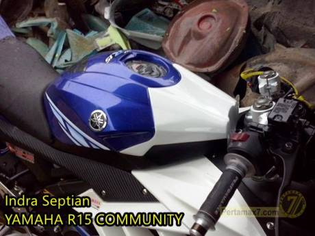 Kondom tangki yamaha R15 ala Yamaha R6 pertamax7.com 2