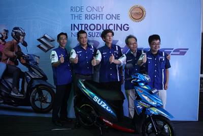 launching Suzuki address Livery Motogp 6