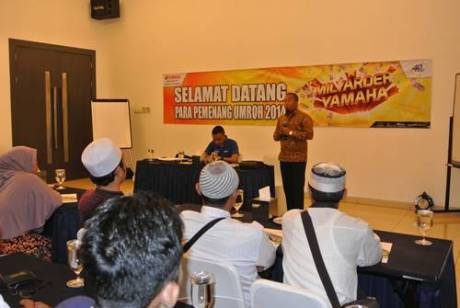 Manasik peserta Umroh Milyarder Yamaha 2014