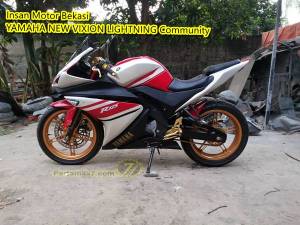 Modifikasi Yamaha New Vixion Lightning ala Yamaha R125 habis 6 juta Pertamax7.com&nbsp;2