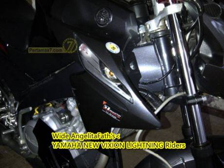 Modifikasi Yamaha New Vixion Pakai Sein Jupiter MX bergaya Mata Elang