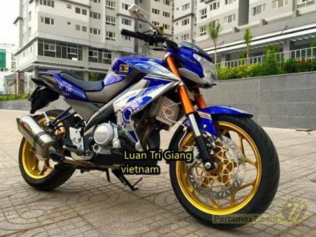 Modifikasi Yamaha New Vixion Vietnam pertamax7 2
