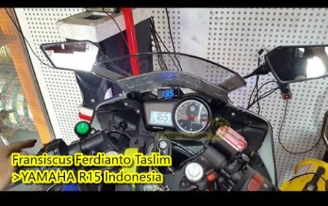 Modifikasi Yamaha R15 tembus 165 km jam diatas dynotest