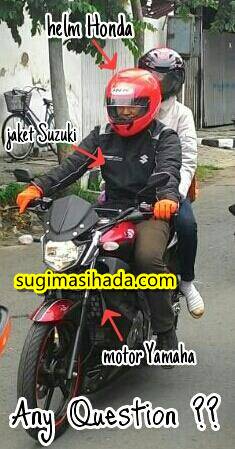 motor yamaha jaket suzuki helm honda
