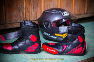 Nyoba Sepatu Riding 7gear SportMax&nbsp;Red_-12