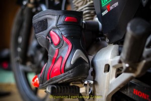 Nyoba Sepatu Riding 7gear SportMax&nbsp;Red_-14
