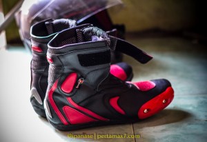 Nyoba Sepatu Riding 7gear SportMax&nbsp;Red_-3