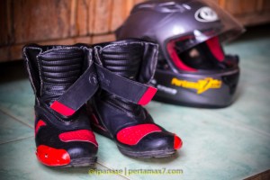 Nyoba Sepatu Riding 7gear SportMax&nbsp;Red_-8