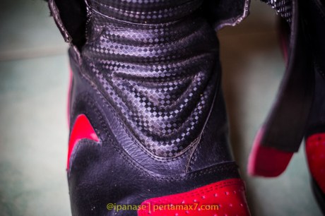 Nyoba Sepatu Riding 7gear SportMax Red_-9