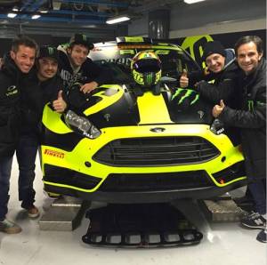Valentino Rossi On Monza Rally 2014&nbsp;5