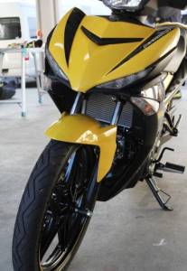 Yamaha Exciter 150 or Yamaha Jupiter MX king 150 yellow front&nbsp;view