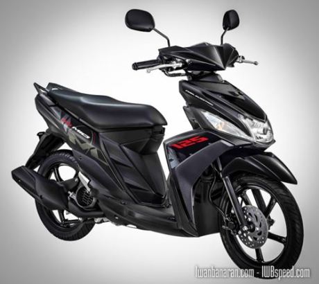 Yamaha Mio 125 cast-black