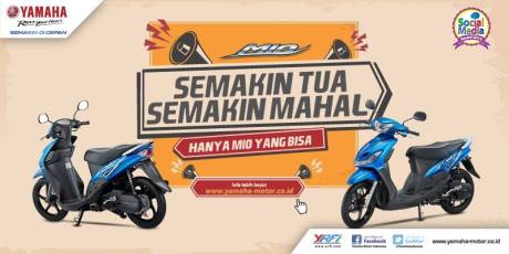 yamaha mio semakin tua semakin mahal