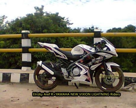 yamaha new vixion pakai fairing kawasaki ninja RR
