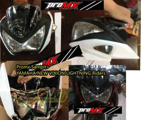 Yamaha New Vixion pakaii lampu kawasaki Z250 1