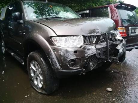 ABG naik pajero sport tabrak rumah Jendral TNI Moeldoko 11