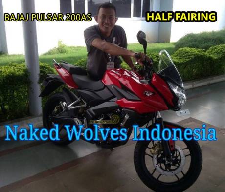 Bajaj Pulsar 200AS half fairing