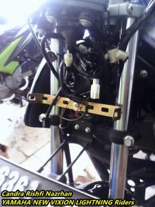cara pasang lampu kawasaki Z250 di yamaha New Vixion&nbsp;1