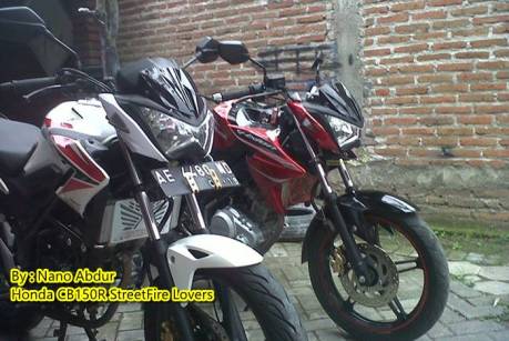 CB150R dan New Vixion pakai lampu replika kawasaki Z250