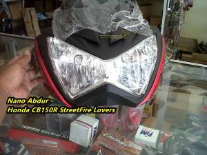 Detail Headlamp Replika Kawasaki Z250, Pake Bohlam Motor Bebek Soket M5&nbsp;11