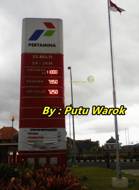 harga premium pulau bali Rp. 7950