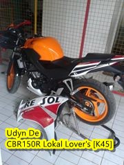 Honda CBR150R repsol hilang huruf P