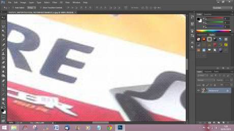 Huruf P Honda CBR150R Repsol hilang karena olah photosop