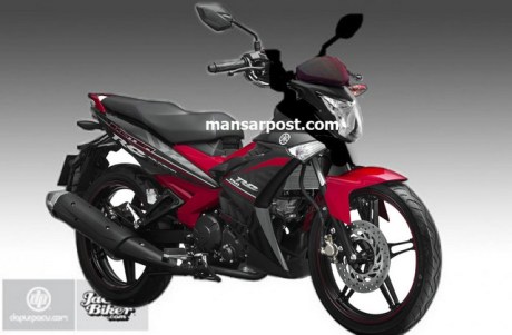 ilustrasi honda sonic reborn K56 ternyata jupiter mx king 150