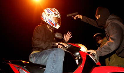 ilustrasi rampok-motor