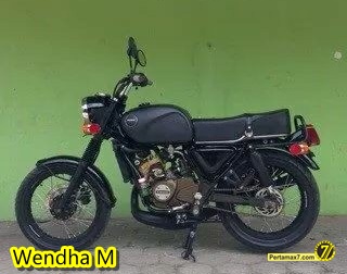 modifikasi kawasaki ninja RR 150 jadi Honda CB jadul