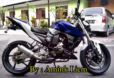modifikasi yamaha byson buntut R25