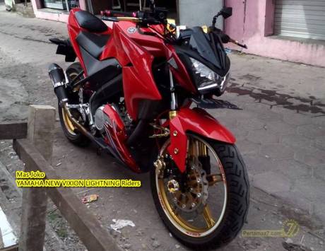 modifikasi yamaha new vixion ala kawasaki Z250 sangar mas joko