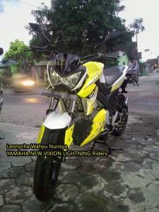 Modifikasi Yamaha New Vixion Pakai headlamp kawasaki Z250 replika Madiun&nbsp;11
