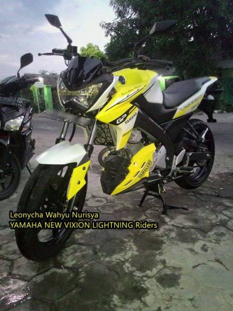 Modifikasi Yamaha New Vixion Pakai headlamp kawasaki Z250 replika Madiun 13