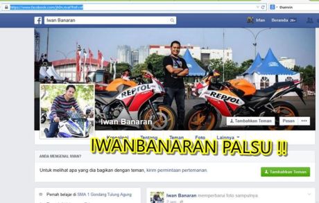 Nama Iwanbanaran di catut untuk jualan motor tanpa bpkb 4