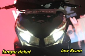 nyala lampu dekat honda vario 150&nbsp;led