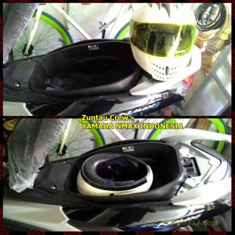 bagasi yamaha nmax muat helm full face. 1JPG
