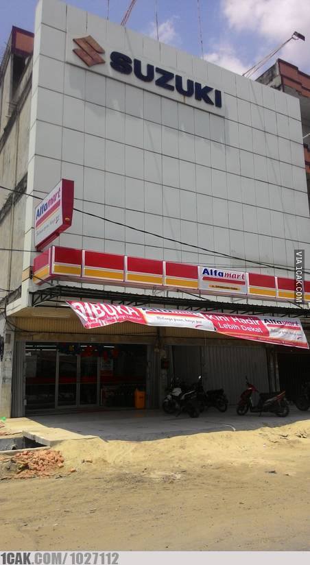 dealer suzuki tutup ganti alfamart