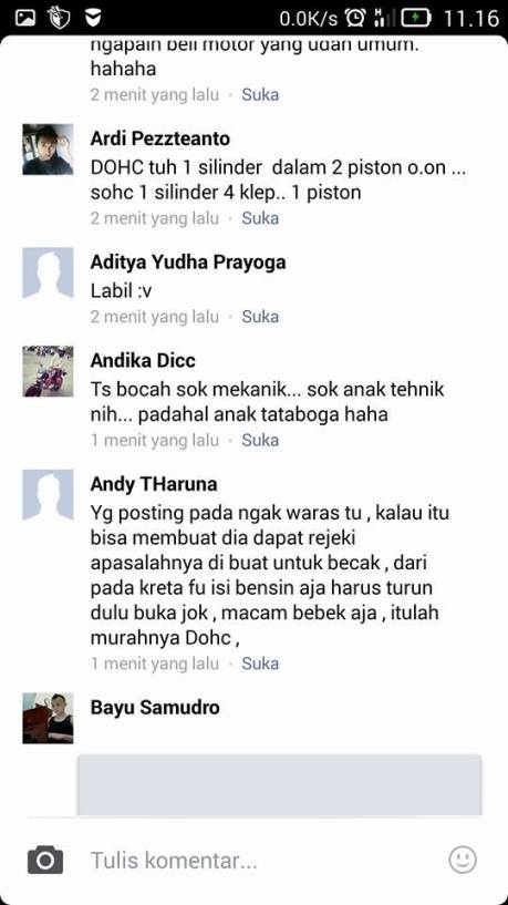 DOHC itu 2 cylinder 1 piston 2 rantai keteng, cuma cari sensasi 001 pertamax7.com