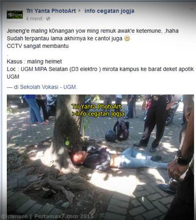 Maling helm di UGM remuk di masa  001 Pertamax7.com