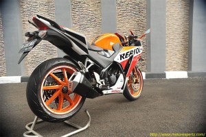 Modifikasi Honda CBR150R lokal Pro Arm VRF400 004 Pertamax7.com