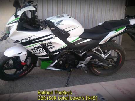 Modifikasi Kelir Honda CBR150R lokal K45 Streetfire Mugen Power asal Jatim 002 Pertamax7.com